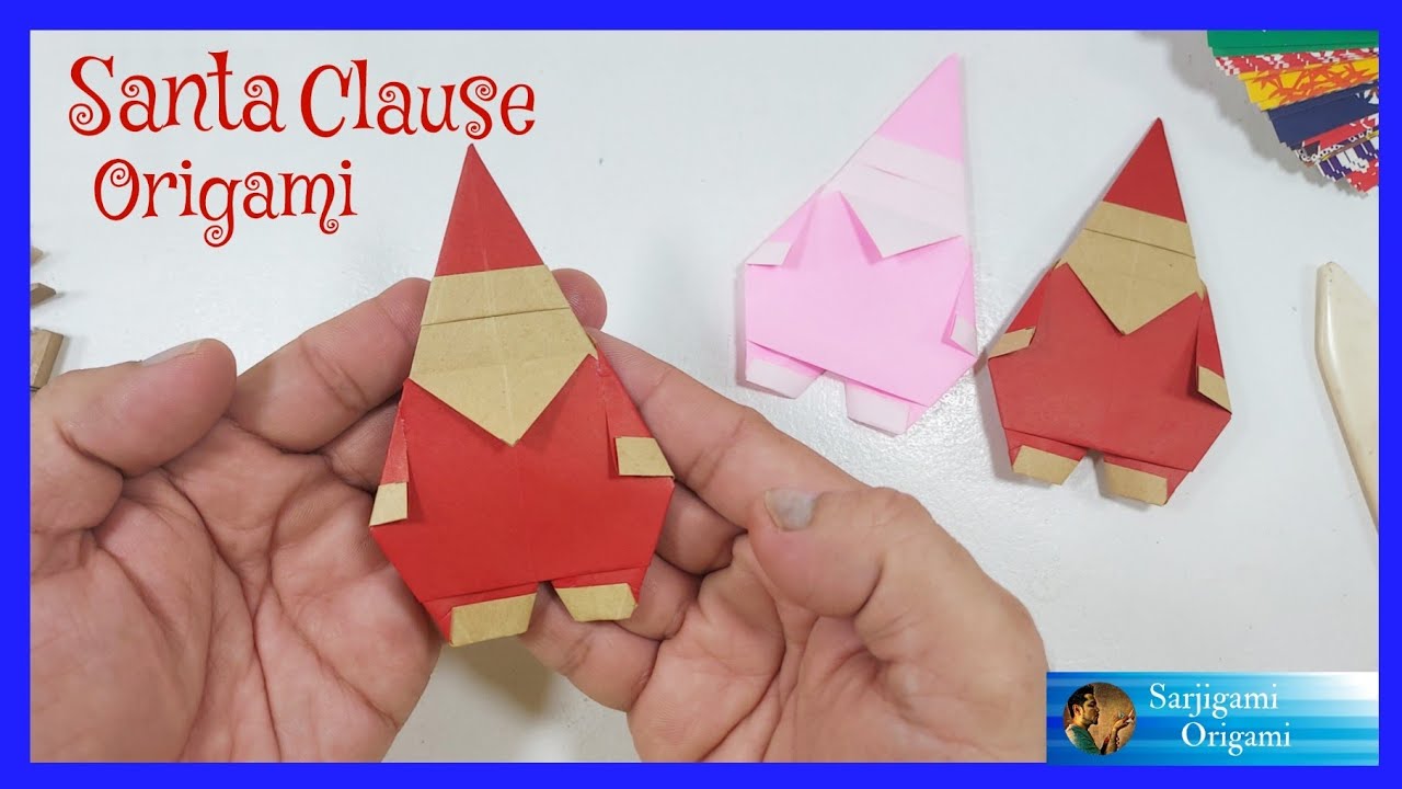 ORIGAMI SANTA CLAUSE (TUTORIAL) 2022 サンタクロース