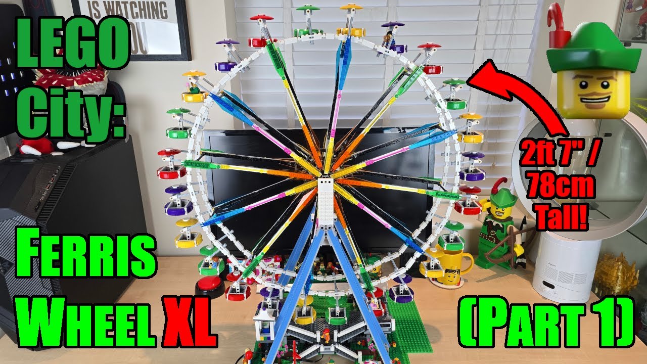 LEGO City - Ferris Wheel XL MOC 10247 - Part 1 🎡🎠🎢🏹