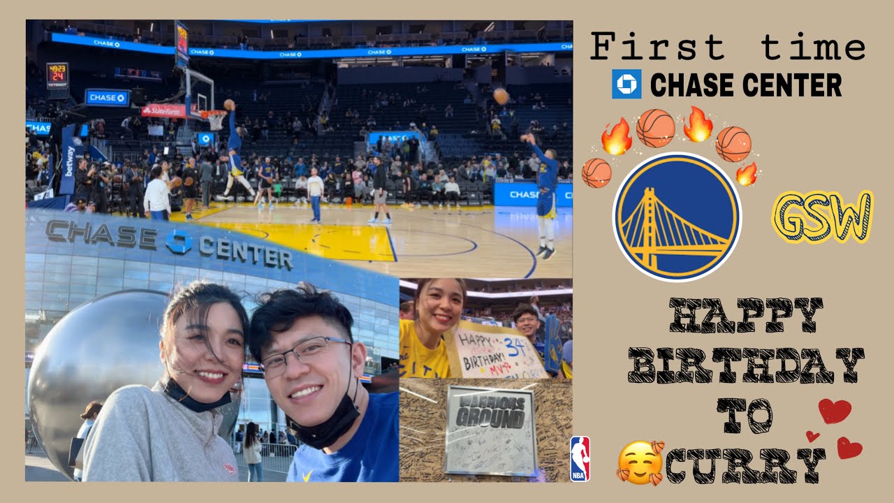 一起去大通中心看球吧🏀｜第一次CHASE CENTER之旅💙｜和库里面对面聊天的感觉是？💛 Let's go Warriors Let's go! 勇士总冠军🏆