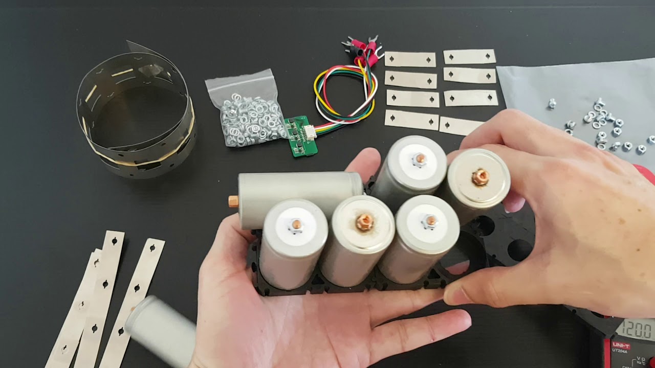 แบตลิเธียม ฟอสเฟต LifeLO4 การประกอบ 4S2P 12V12A #ตอนที่3