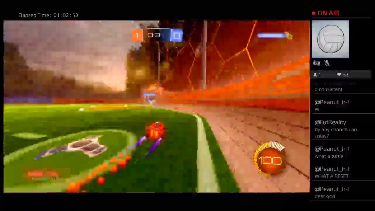 first rl live (wont respond to chat)