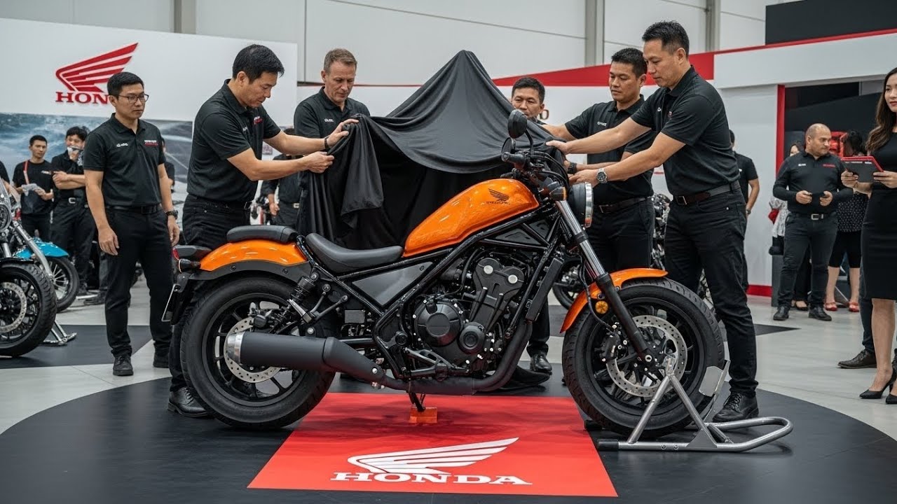 Новый мотоцикл Honda Rebel 1100 2026 года наконец-то представлен! Первый взгляд и характеристики ...
