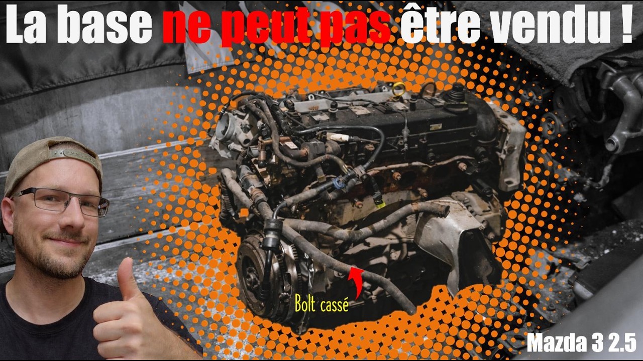 J'ai Enfin Décidé De Le Démonter Au Complet! Part-Out Moteur Mazda 3 2.5L