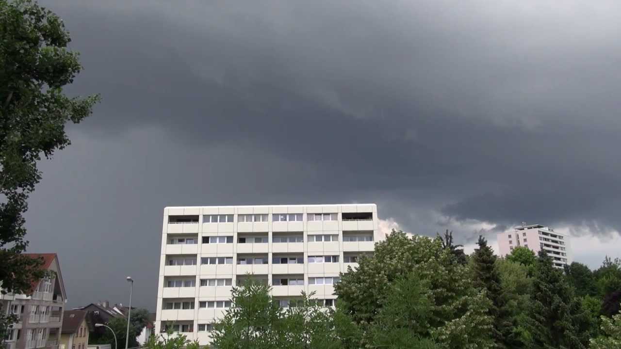 Gewitter mit Naheinschlägen Juli 2012 - close lightning strikes