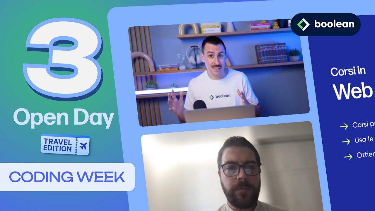 Coding Week 2025 - Lezione 3 - Scopri i nostri Master!