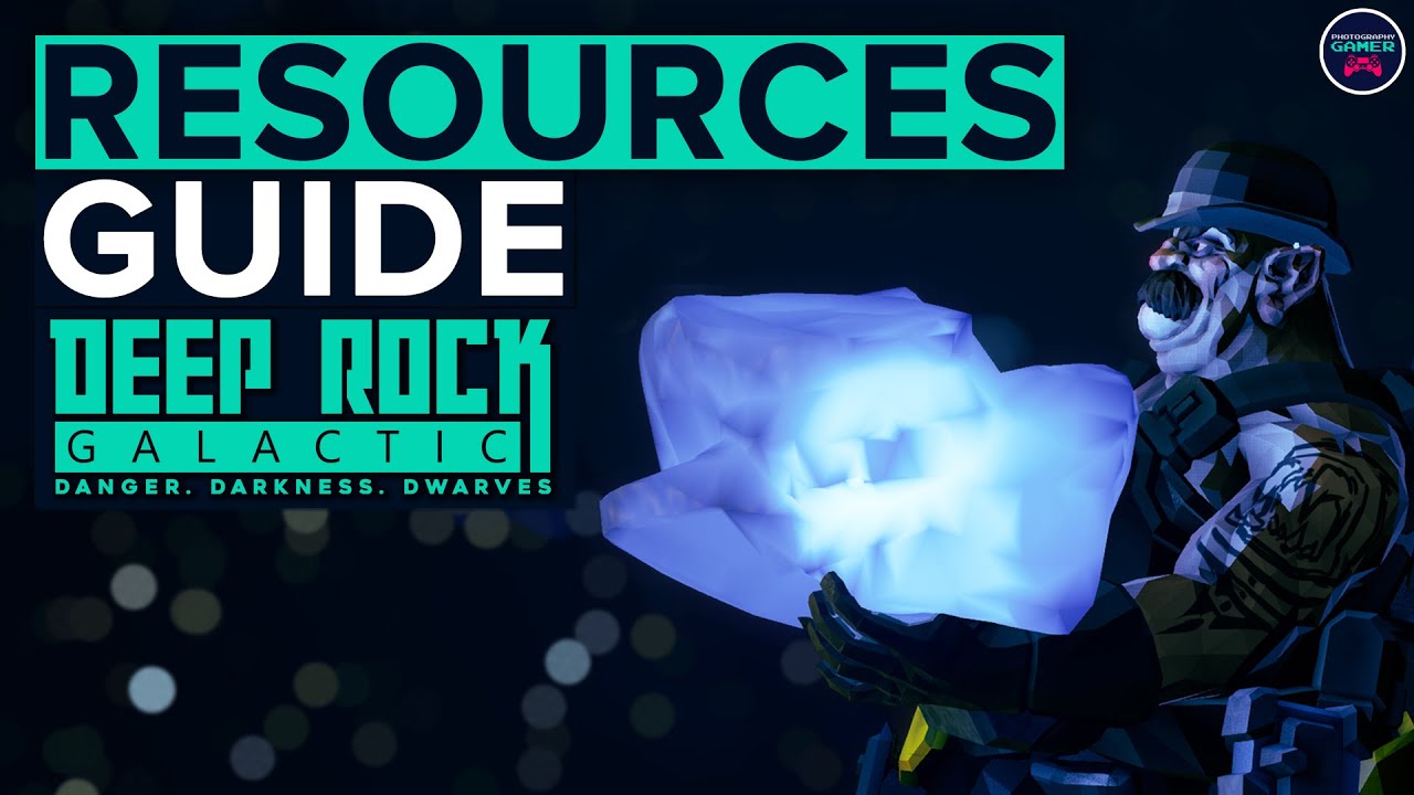 A guide to the Resources in Deep Rock Galactic