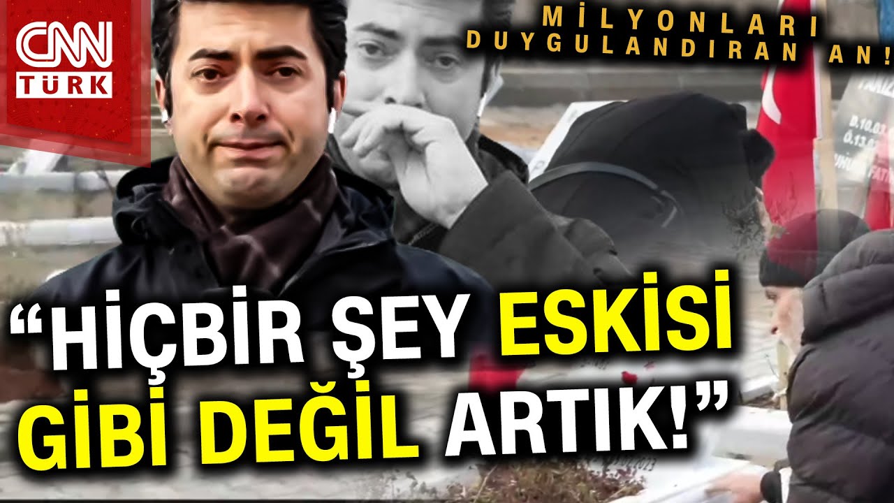 6 Şubat'ta Yakınlarını Kaybeden Aileler 1 Yıl Sonra Mezarlıkta! Emrah Çakmak Gözyaşlarını Tutamadı