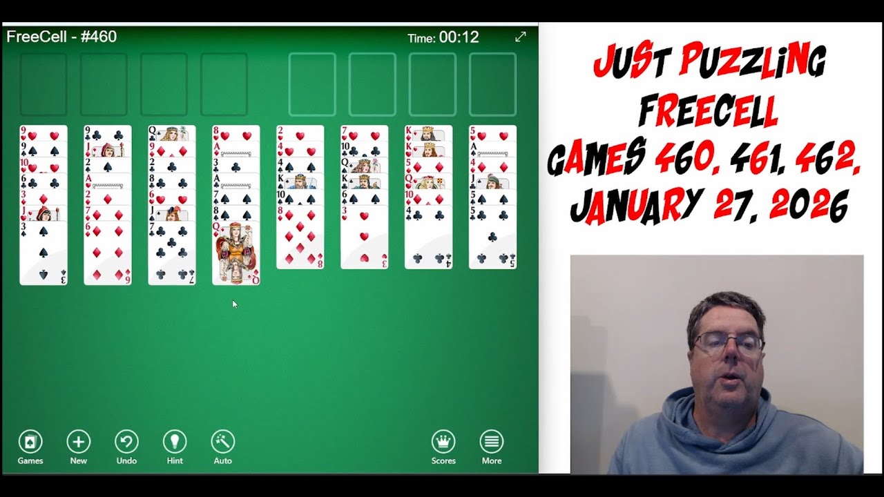Learning Freecell By Doing and Explaining Games 460, 461 and 462