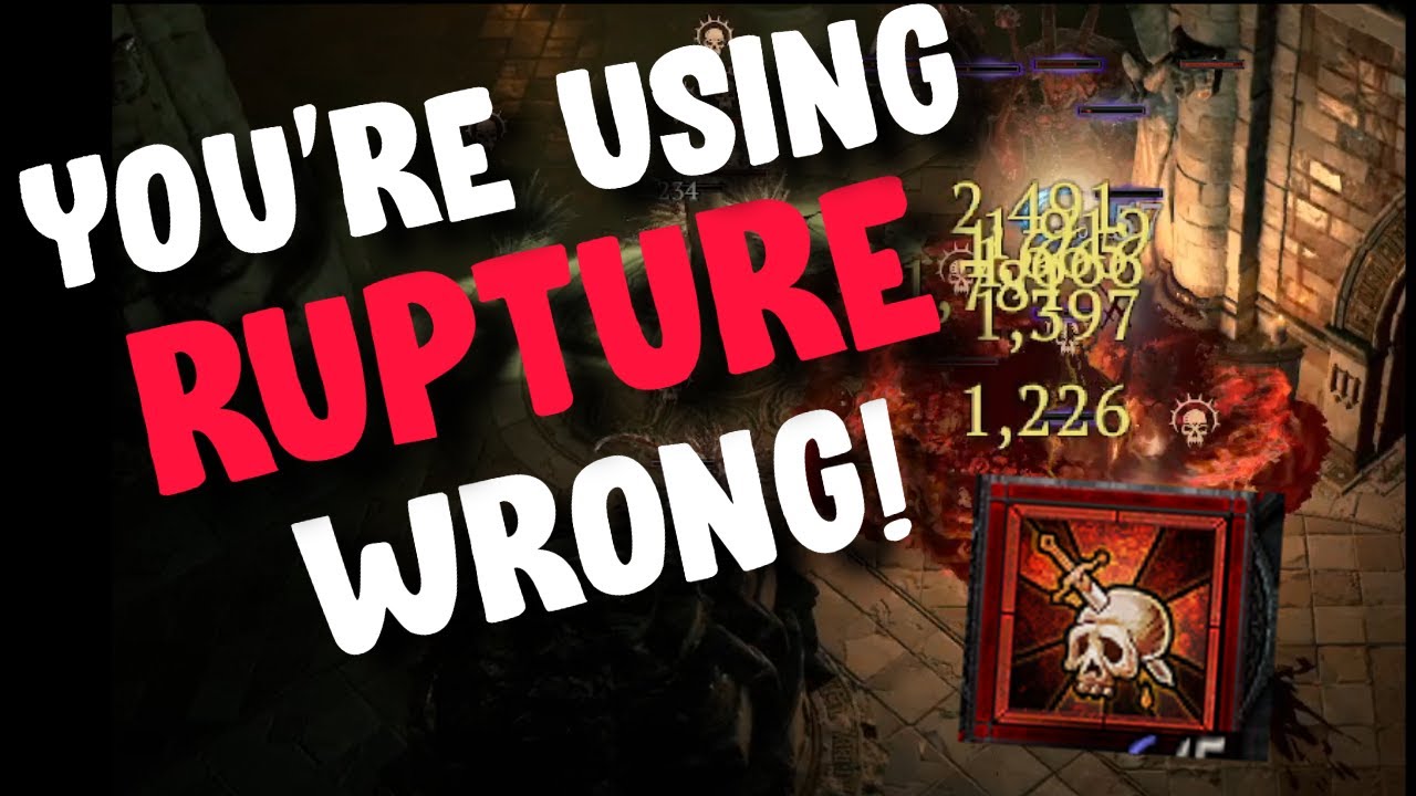 Diablo 4 : YOU'RE SLEEPING ON RUPTURE! Rend Build Barbarian