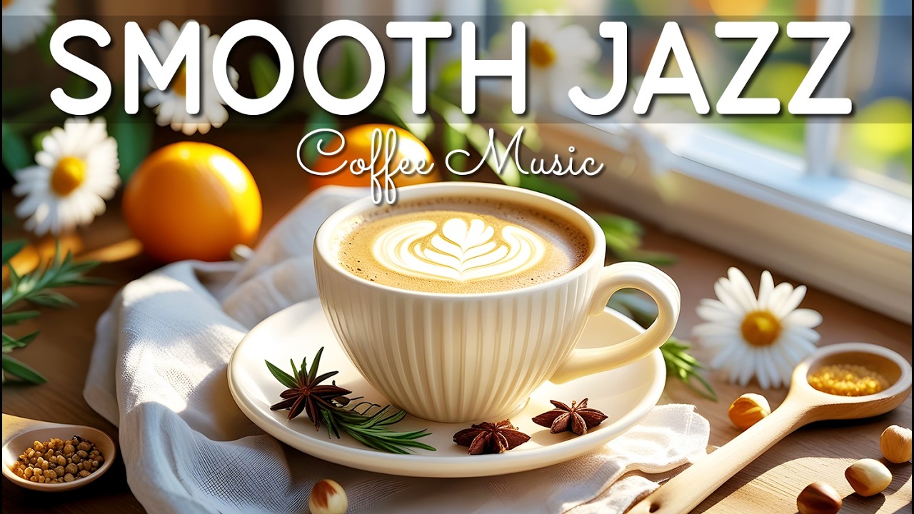 Smooth Coffee Jazz ☕ Spring Morning Jazz & Bossa Nova Piano for Study, Work & Focus