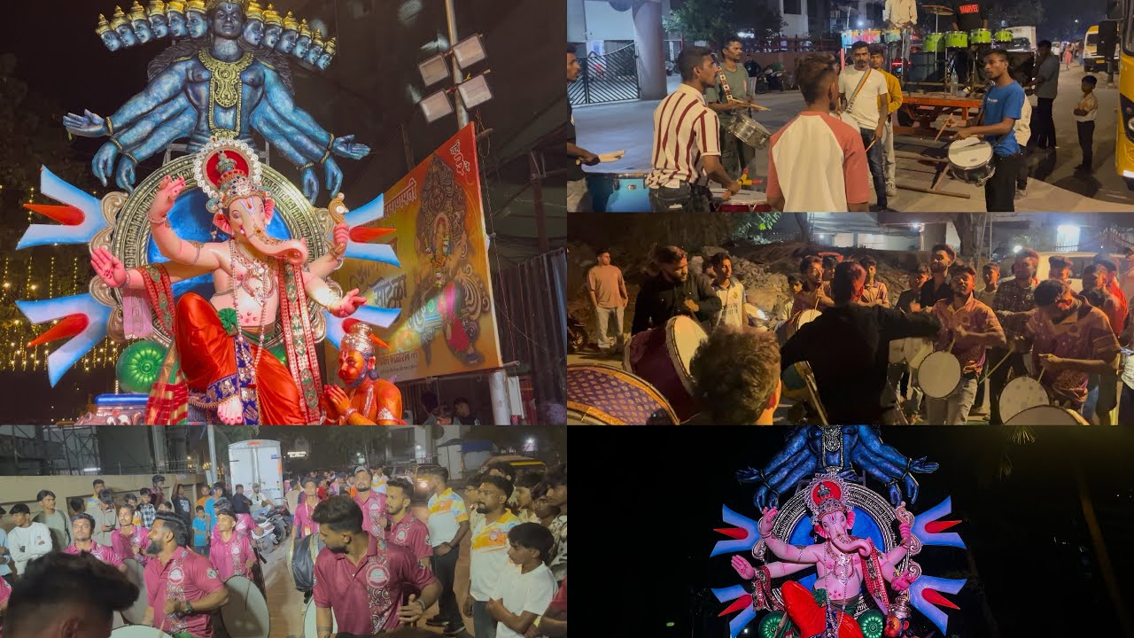 Malad Maghi Cha Maha Ganpati Aagman Sohala 2026||Ganpati Aagman in Mumbai||Kunal Vlogger 
