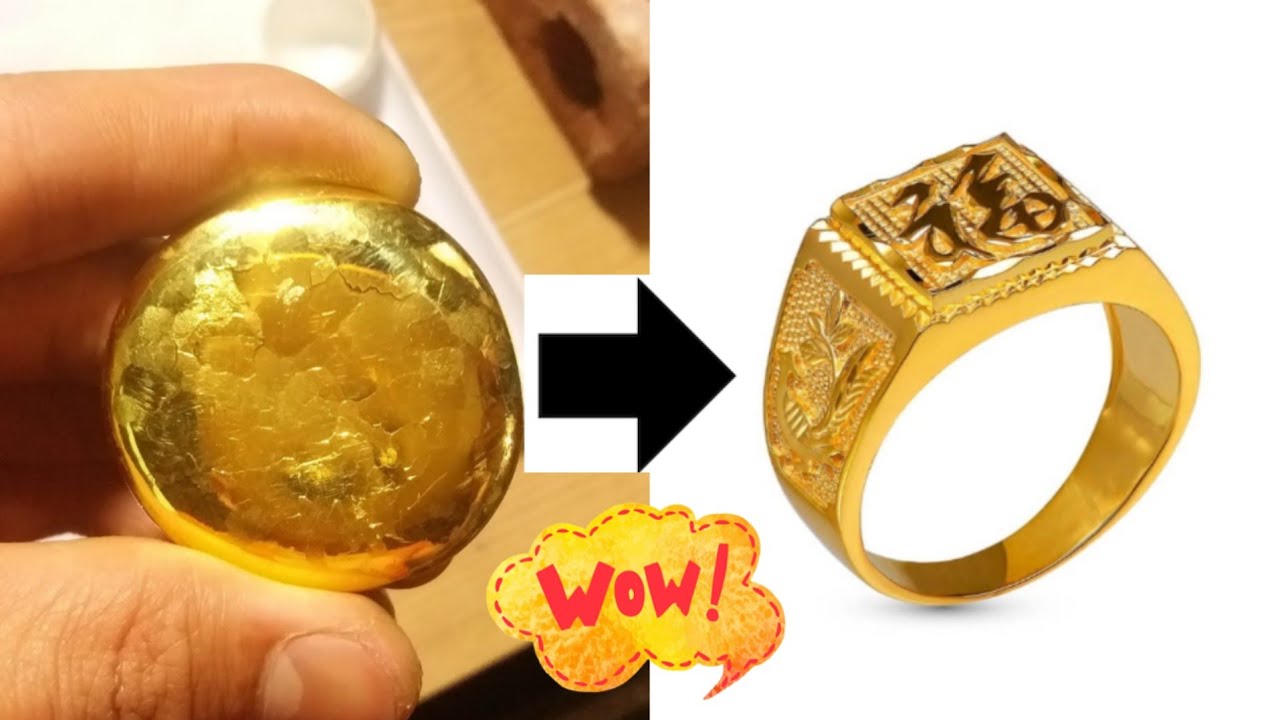 How it’s made😮 Cận cảnh quy trình thủ công đúc nhẫn 4 chỉ vàng