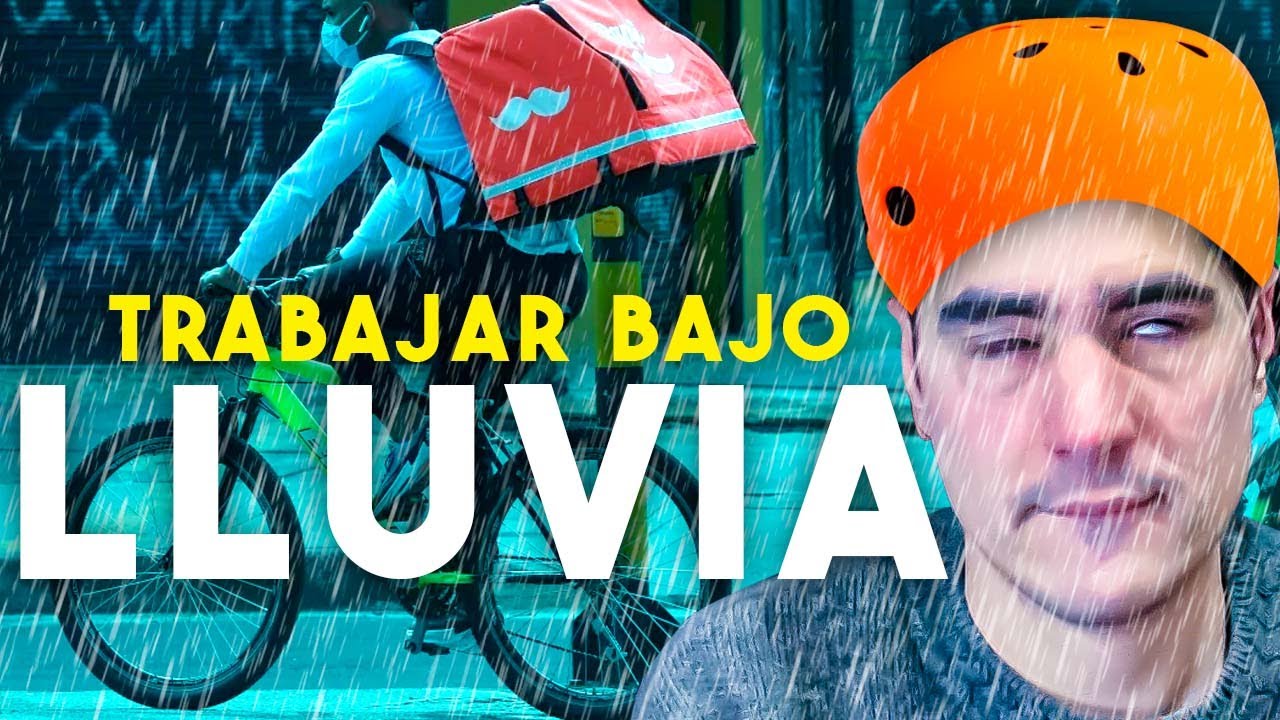 🚲LLUVIA Torrencial Vs RAPPI en Bicicleta