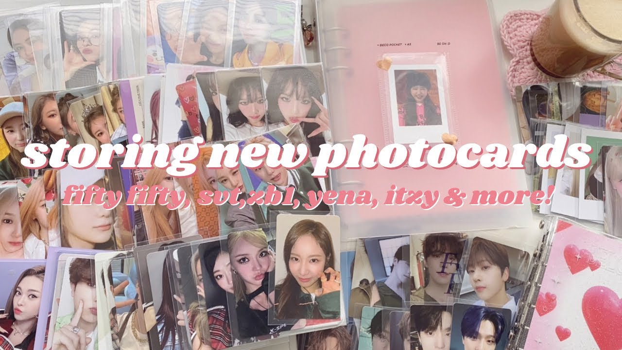 storing new photocards #36; chaeyeon, fiftyfifty, svt, zb1, itzy, twice, kep1er & more!🫧☁️