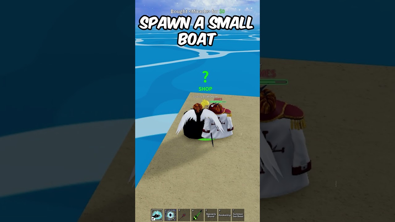 Blox Fruits Boat Glitch #bloxfruits