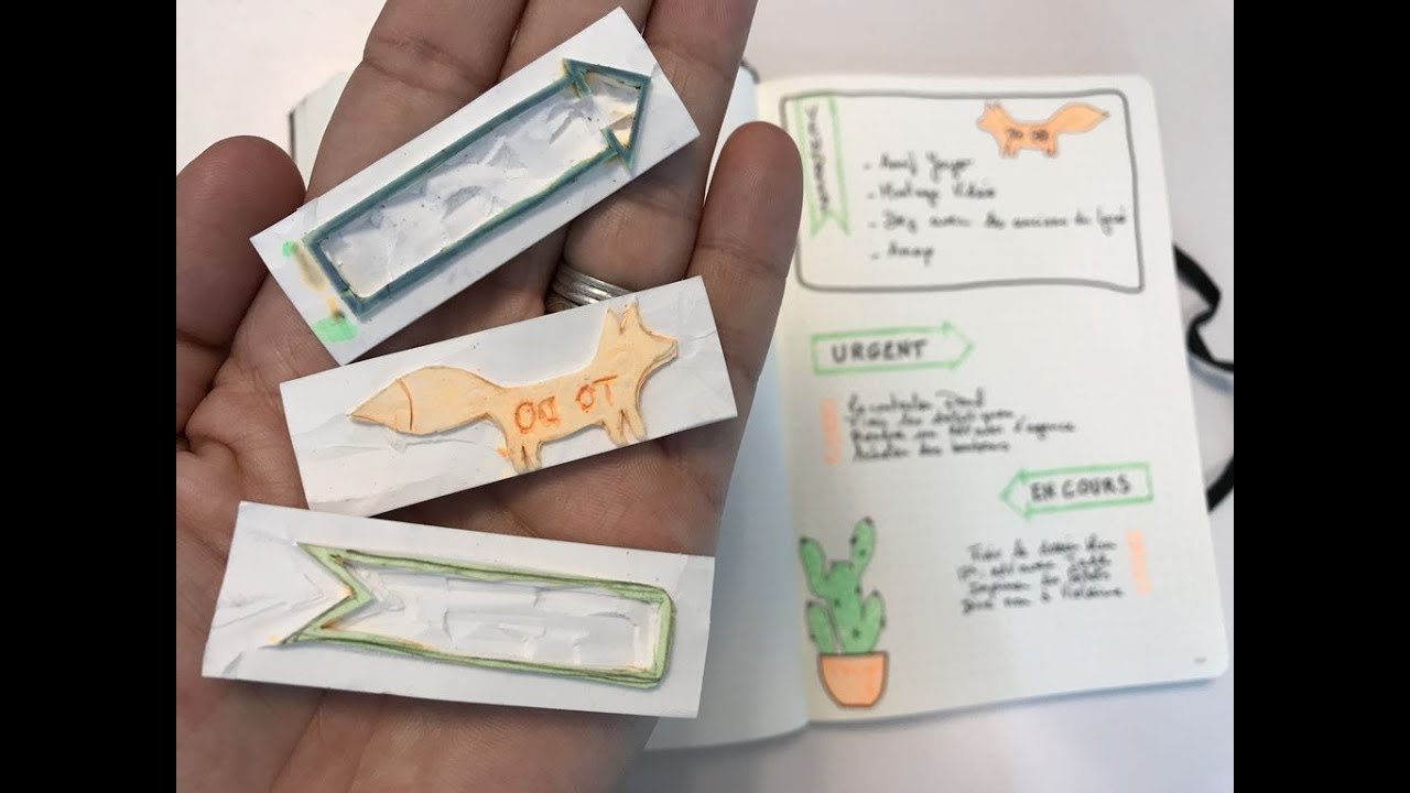 Fabriquer des tampons à partir de gomme