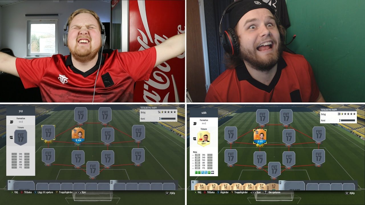 DISCARD SQUADBUILDER SHOWDOWN MOT FROLLE!!! FIFA 17 på Svenska