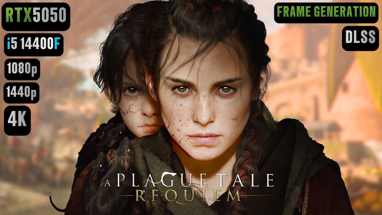 A Plague Tale Requiem RTX 5050 FPS TEST | RTX 5050 & i5 14400F Benchmark 1080p/1440p/4K