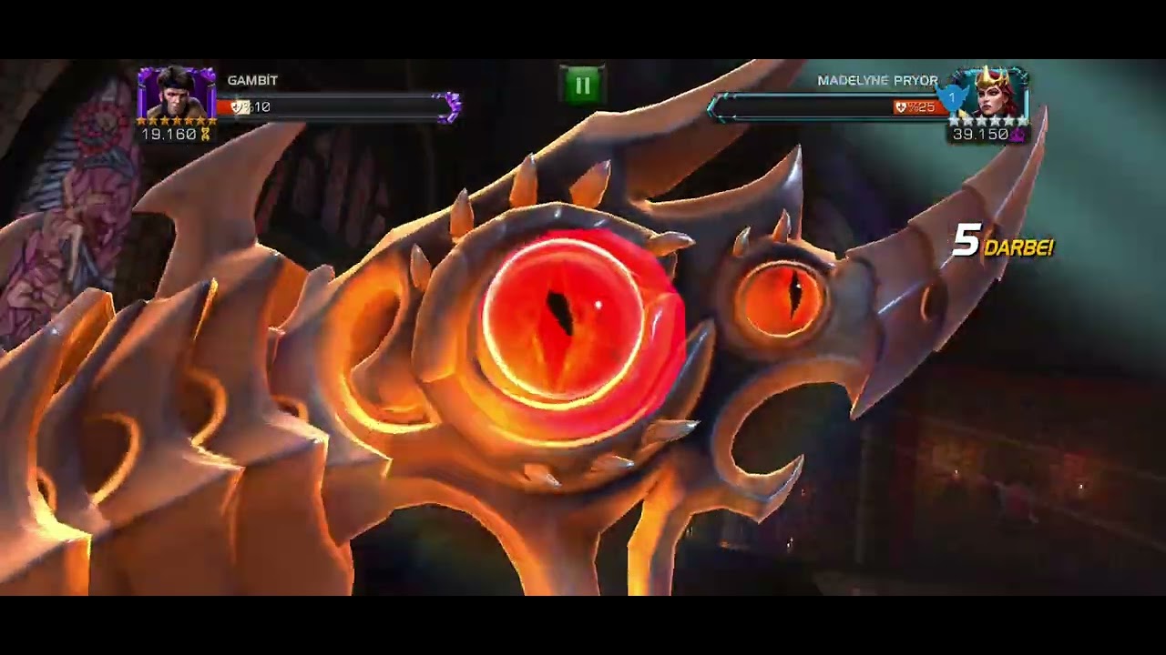 MARVEL SAMPIYONLAR TURNUVASI SAURON VS MADELYNE PRYOR
