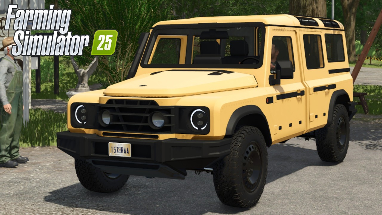 FS25 - INEOS Grenadier 3.0L - NEW CAR MOD for Farming Simulator 2025 ROLEPLAY