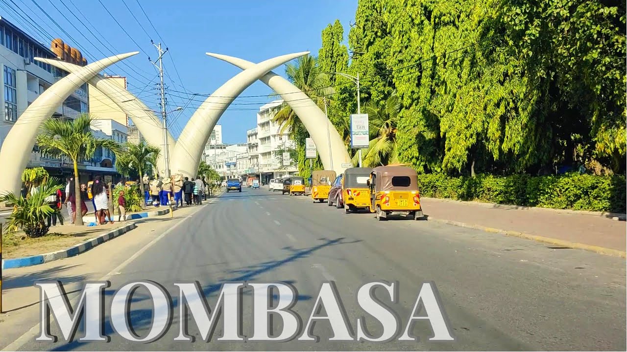 Scenic Drive Mombasa: Elephant Tusks | Old Town & Fort Jesus  4K