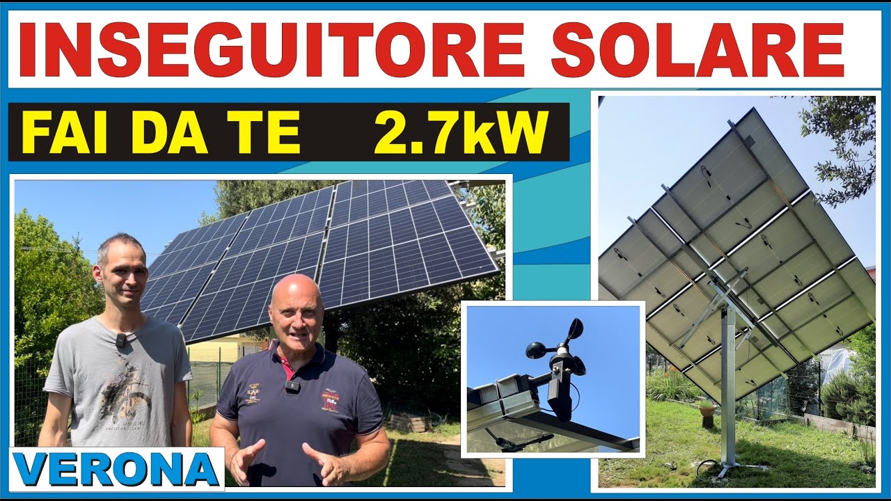 INSEGUITORE #fotovoltaico #faidate