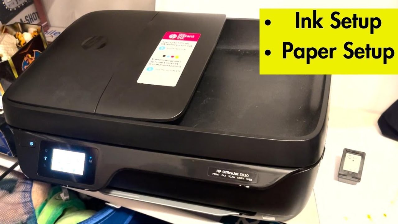 Печать с iPhone с помощью беспроводного многофункционального принтера HP OfficeJet 3830