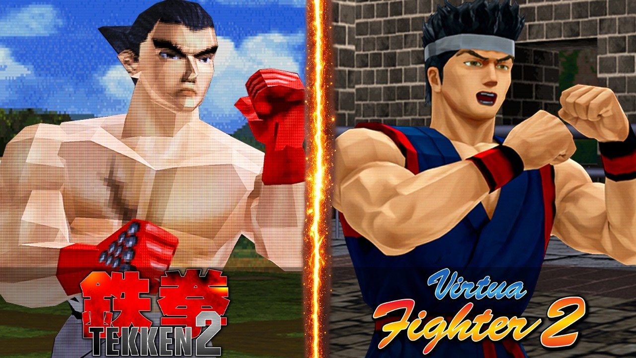Tekken 2 vs Virtua Fighter 2 &ndash; The Rivalry That Defined 3D Fighting | No Commentary Comparison