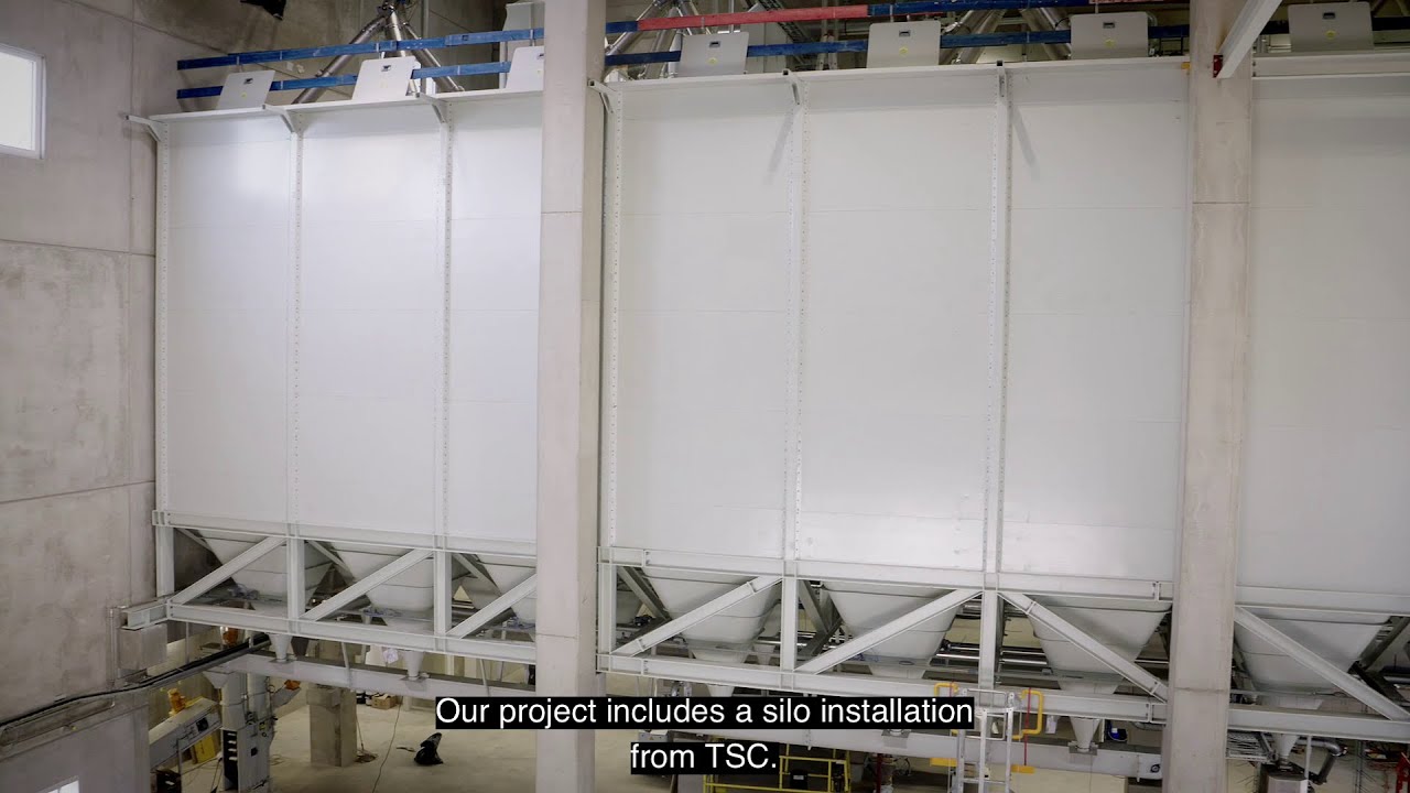 TSC Silos Project video: Square silo construction for Ceralia Getreideprodukte GmbH