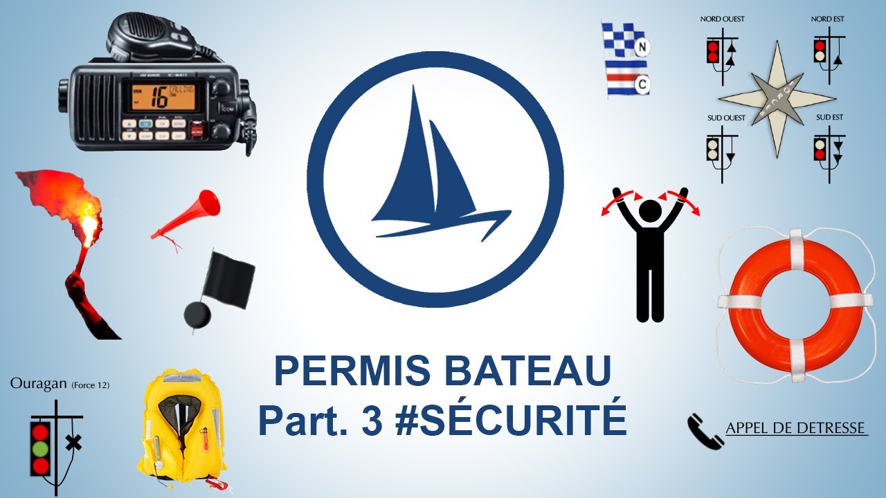Permis bateau 2020 (Côtier) - 3 ème partie #Sécurité