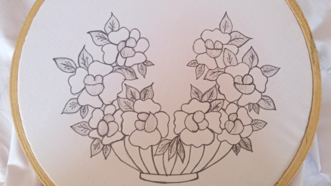 Beautiful hand embroidery work , Hand embroidery easy and beautiful design , easy stitches by hand