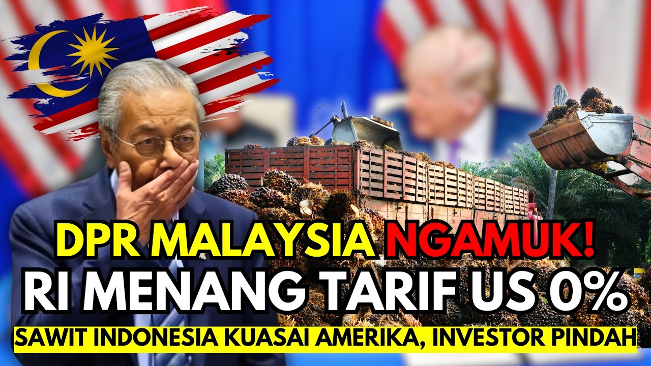 MALAYSIA TERPUKUL! Indonesia MENANG Tarif 0%, Investor Ramai Pindah Ke RI