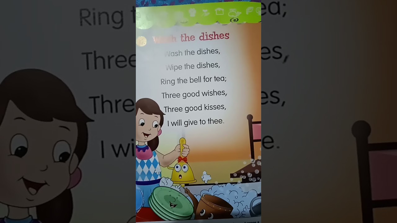 #Wash the dishes #knowledgable#poemsforkids#nurseryrhymes#nurserypoem #poemsforkidsunder4