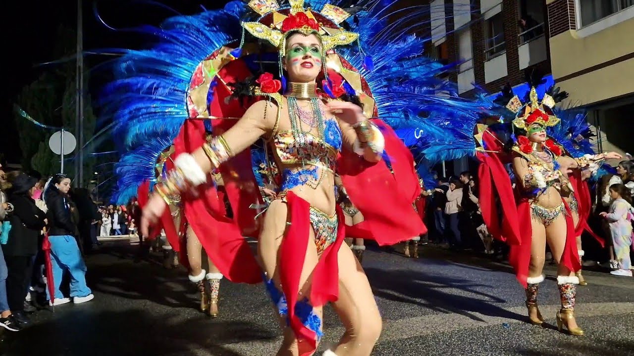 Gres Batuque l l l l @Desfile Noturno | Carnaval Mealhada 2024 @PlaytekTv