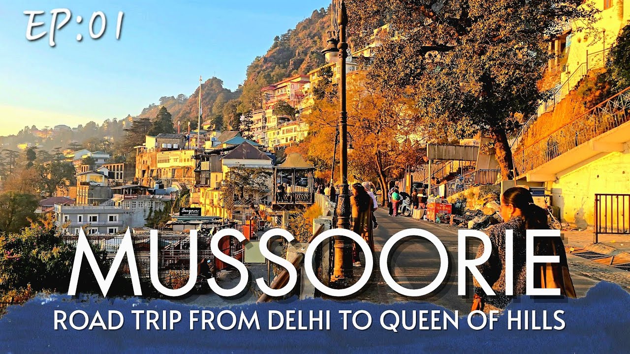 MUSSOORIE-Queen Of Hills|Delhi Dehradun Expressway|Devbhoomi Uttrakhand|Gun Hill Point -Winter Line