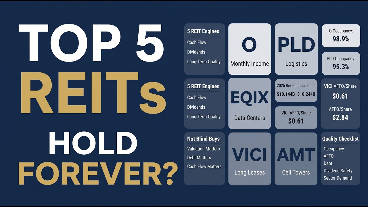 Top 5 REITs to Buy and Hold Forever in 2026