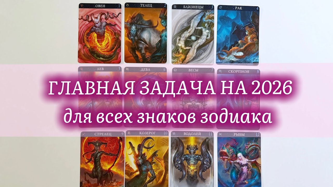 ГЛАВНАЯ ЗАДАЧА НА 2026 год для всех знаков зодиака ⭐️
