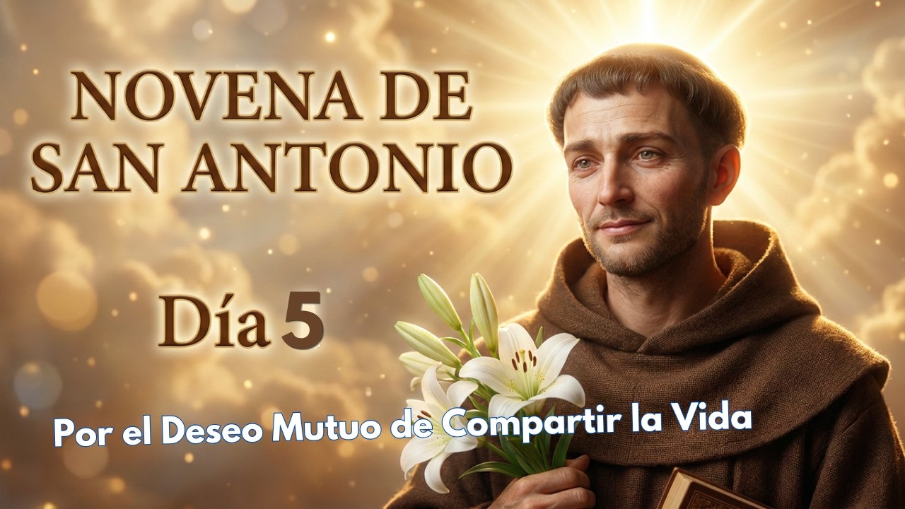 Día 5+Novena+San Antonio de Padúa+Por el deseo mutuo de compartir la vida
