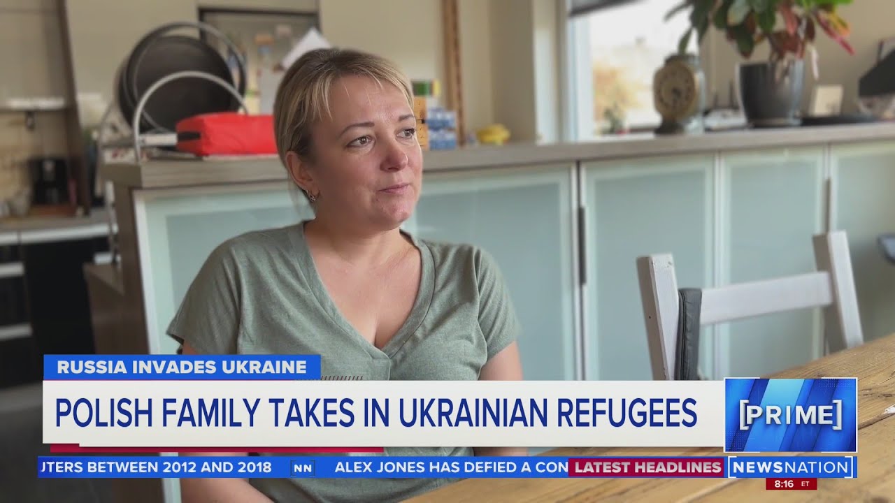 Polish family takes in Ukrainian refugees | NewsNation Prime