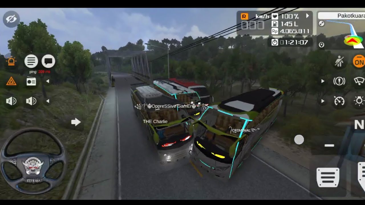 BUSSID Multiplayer Convoy: Epic Mountain View (Morning to Night) | 14 Mins Gameplay