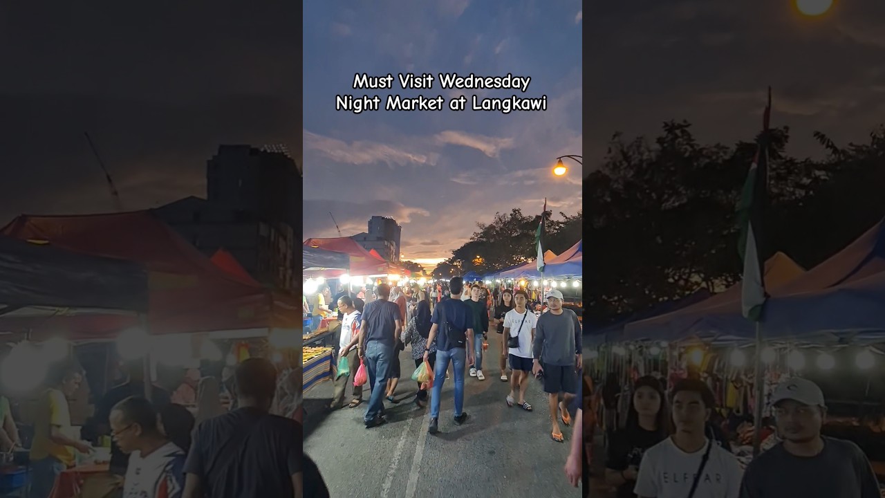 DON'T SKIP this when you're visiting Langkawi! 📍Night Market Kuah Town