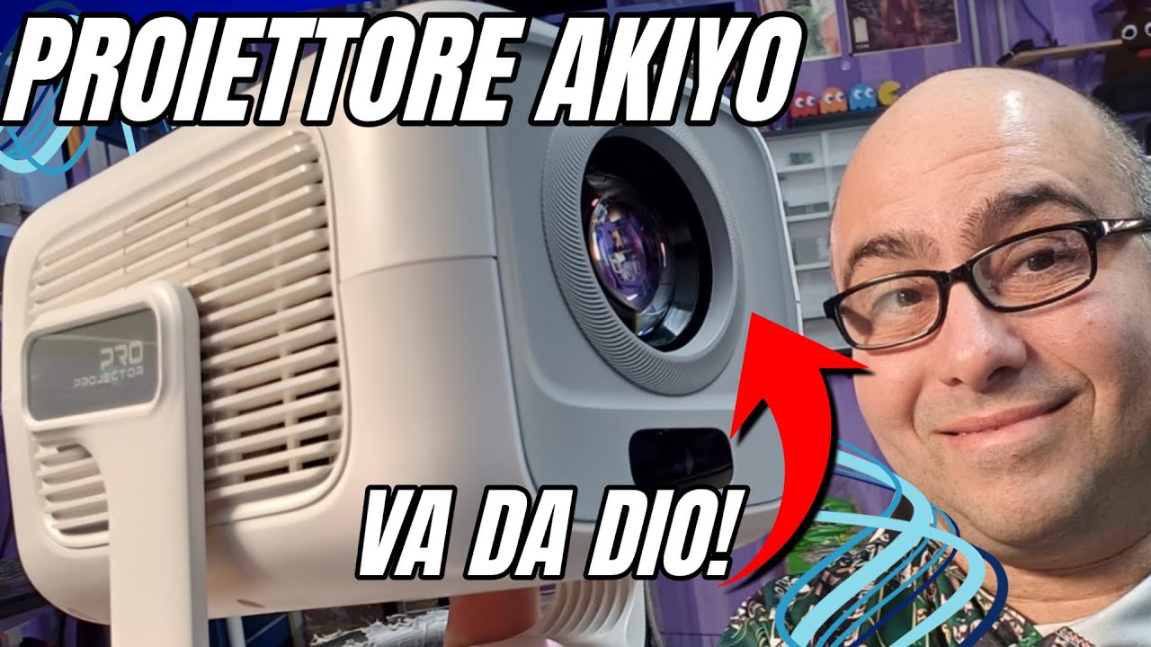 🔥 AKIYO O4 Proiettore WiFi 6 + Auto Focus: Test Completo da Amazon! Vale i Soldi? (1080P Nativo)