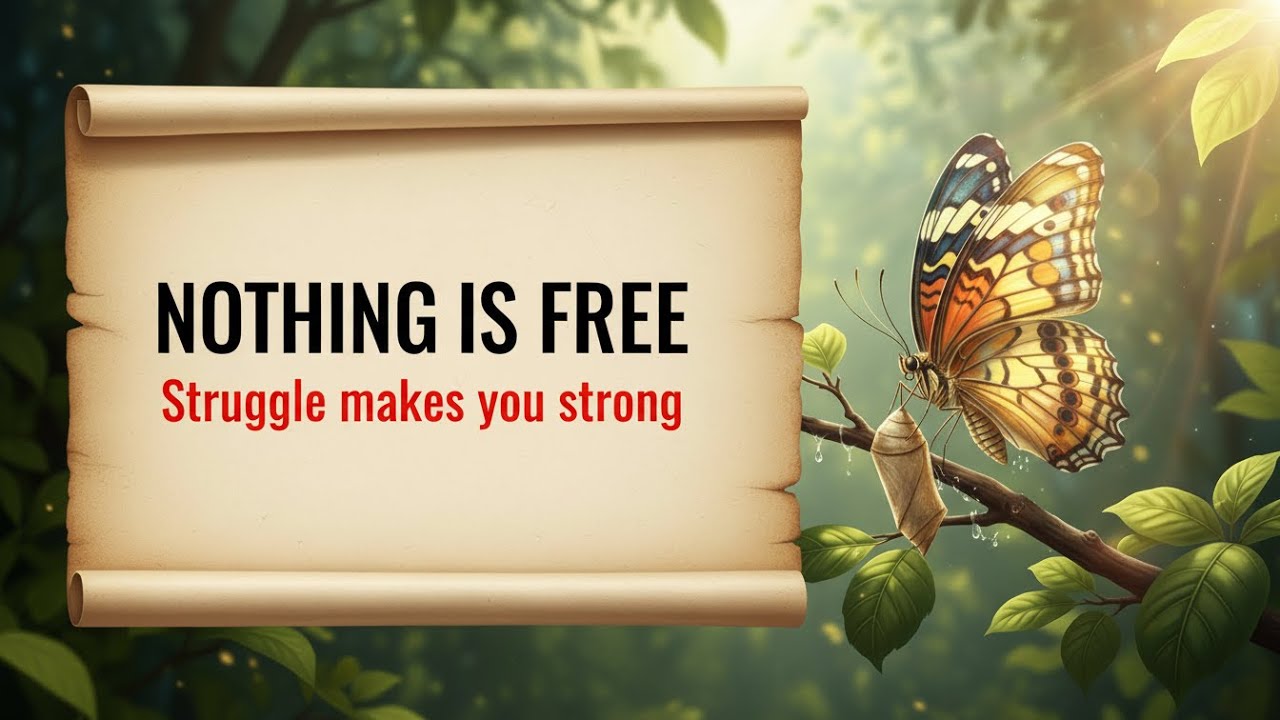 Nothing is Free || The Story of the Butterfly || Learn English Through Story Level 1