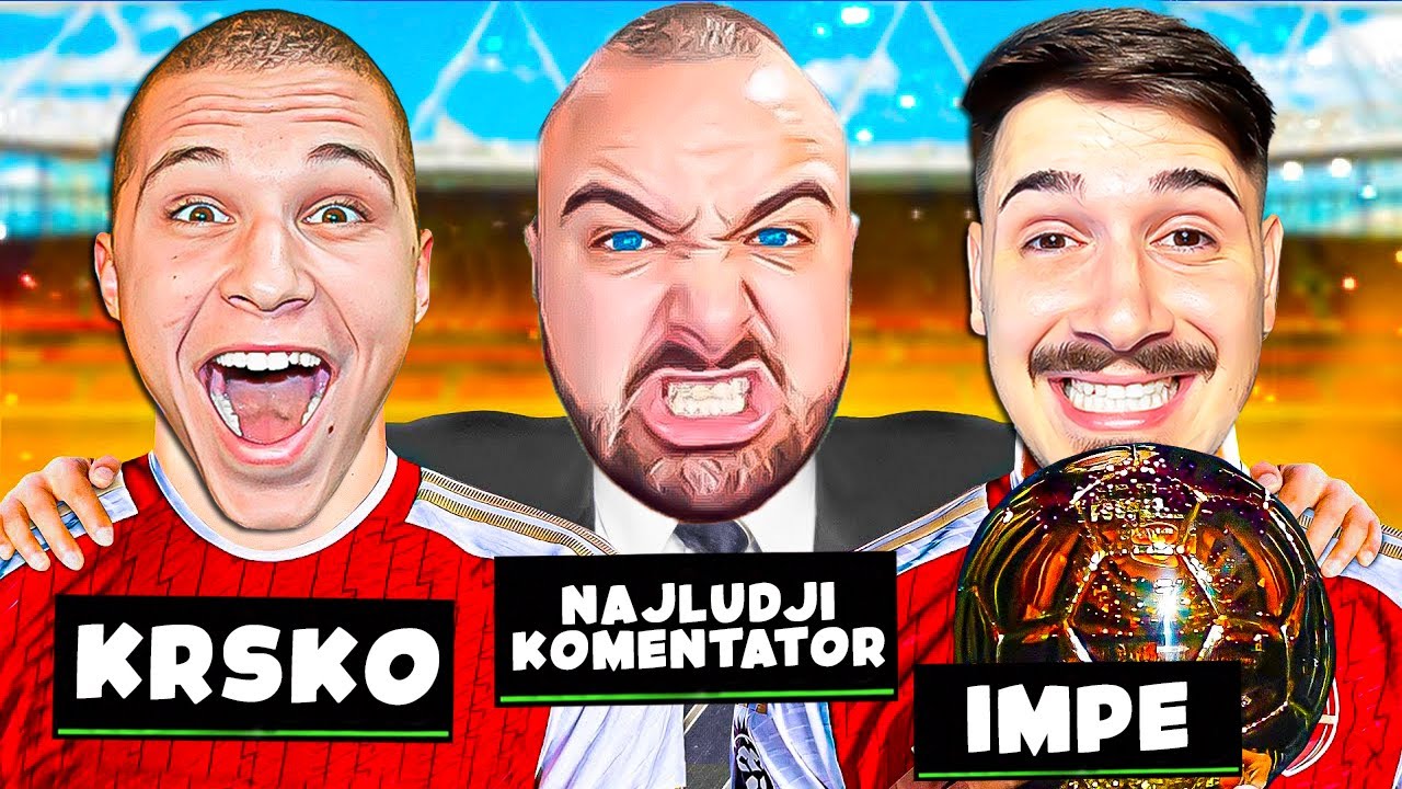 BUDALA OD KOMENTATORA GLEDA IMPETOV I MOJ DERBI U FIFI 25! 😂
