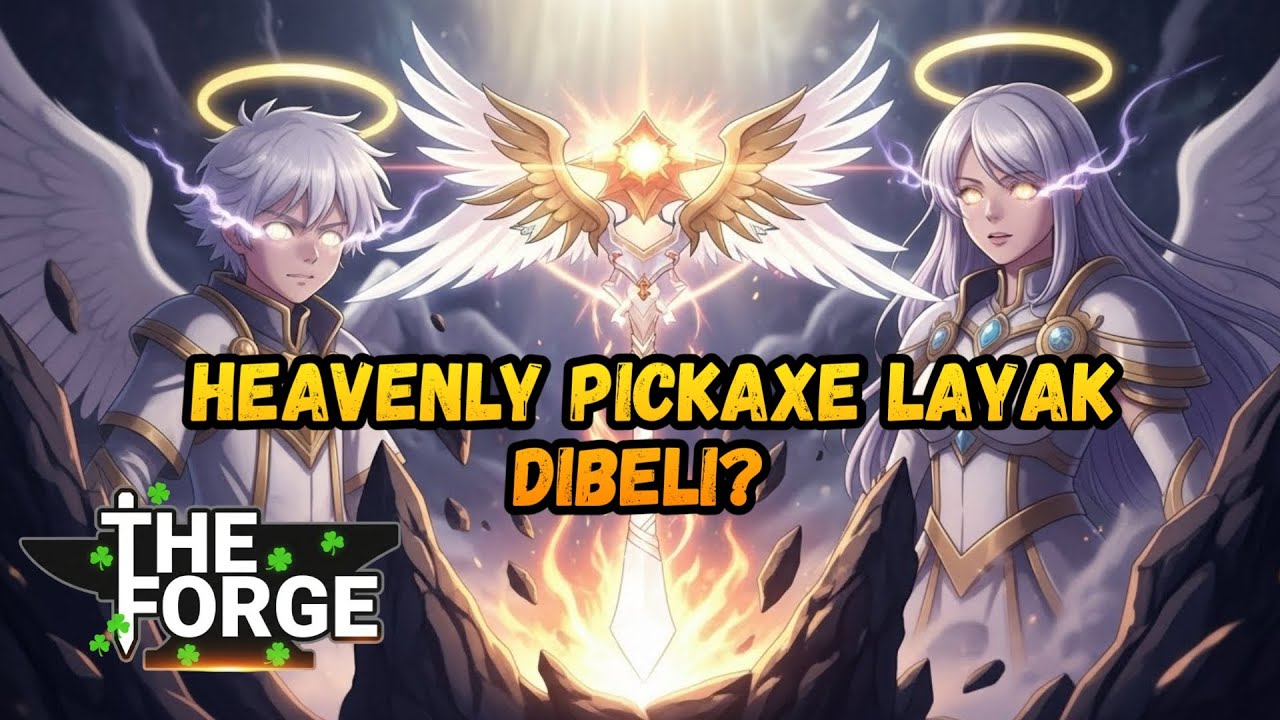 HEAVENLY PICKAXE JELEK!? | The Forge Roblox Live Gameplay
