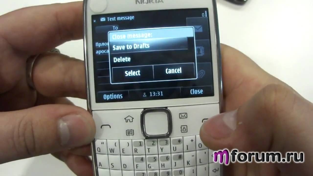 Знакомство с Nokia E6
