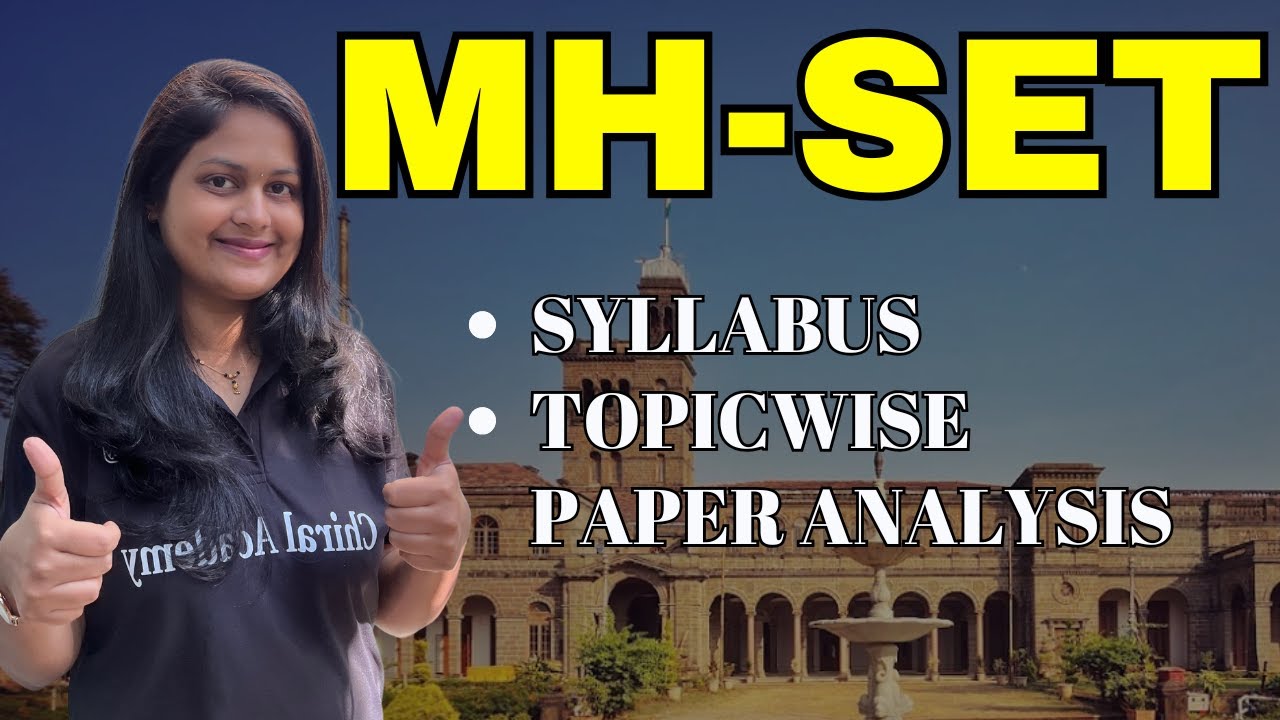 MH SET Exam Detail Syllabus and Topicwise Paper Analysis | csir net chemical science