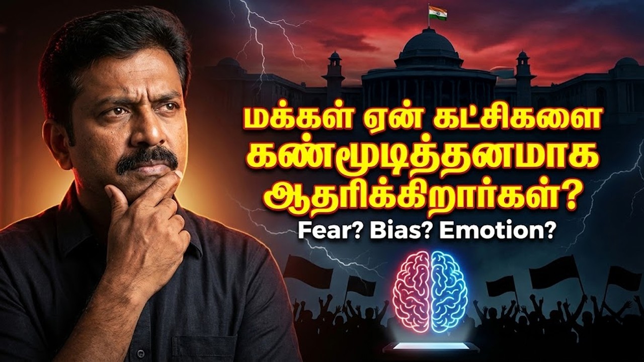 மக்கள் ஏன் கட்சிகளை கண்மூடித்தனமாக ஆதரிக்கிறார்கள்? Political Psychology Tamil | TN Election 2026
