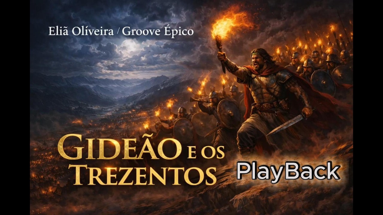 PlayBack Gideão e os Trezentos - Eliã Oliveira / Groove Soul Épico