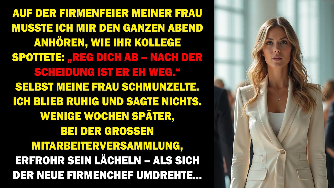 Auf der Firmenfeier sah ich die Wahrheit – Wochen später zerbrach unsere Ehe endgültig